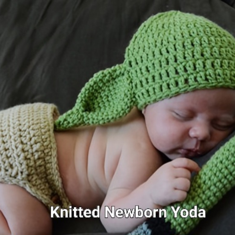 Handmade Baby Yoda Outfit